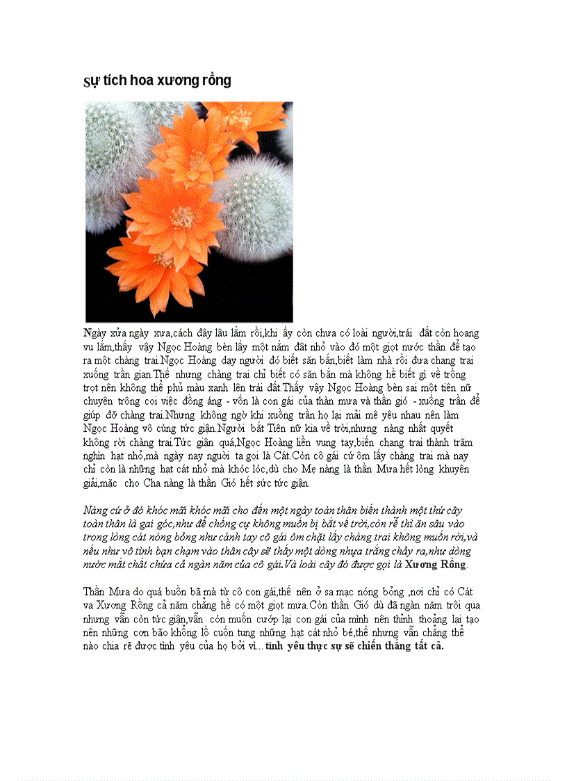 image for page Sự tích hoa xương rồng