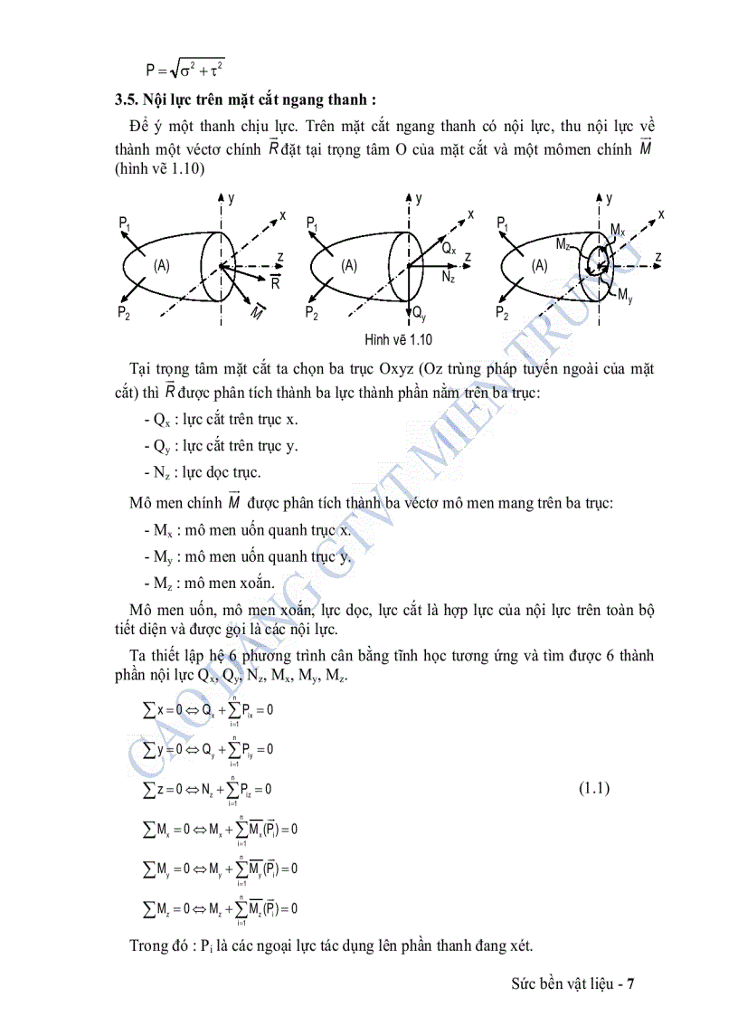 image for page Sức bền vật liệu CĐCN
