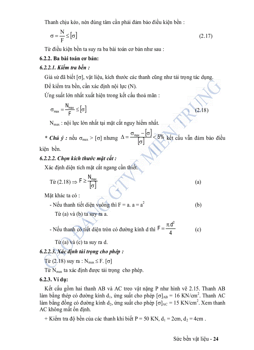 image for page Sức bền vật liệu CĐCN