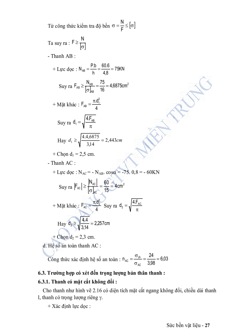 image for page Sức bền vật liệu CĐCN