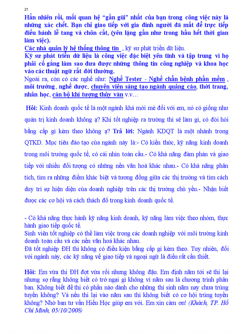 image for page Tài liệi hướng dẫn Giúp bạn chọn trường ngành thi vào CĐ Đại học dễ hơn