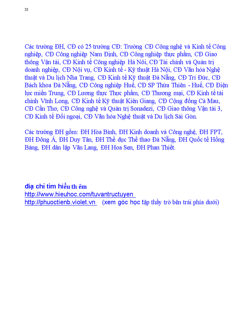 image for page Tài liệi hướng dẫn Giúp bạn chọn trường ngành thi vào CĐ Đại học dễ hơn