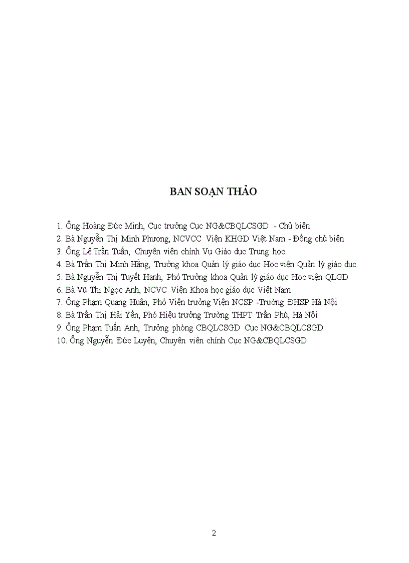 image for page Tài liệu bồi dưỡng Tổ trưởng chuyên môn