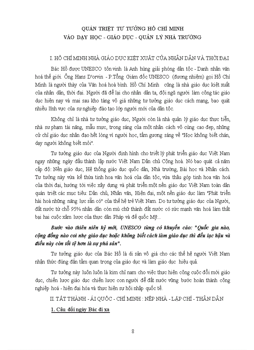 image for page Tài liệu bồi dưỡng Tổ trưởng chuyên môn