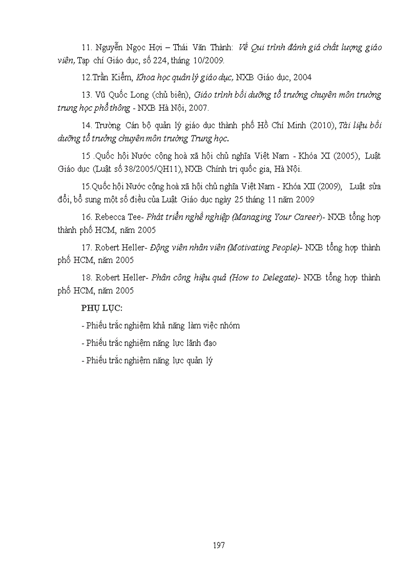 image for page Tài liệu bồi dưỡng Tổ trưởng chuyên môn