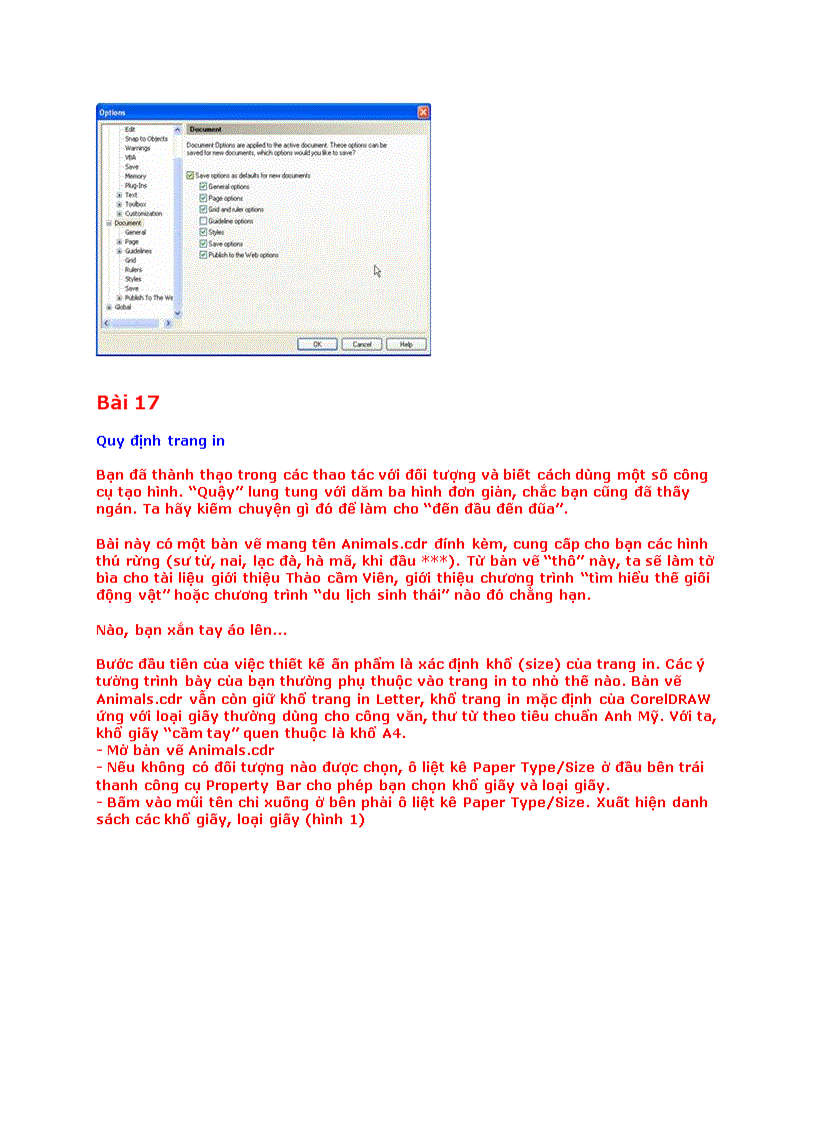 image for page Tài liệu COREL DRAW