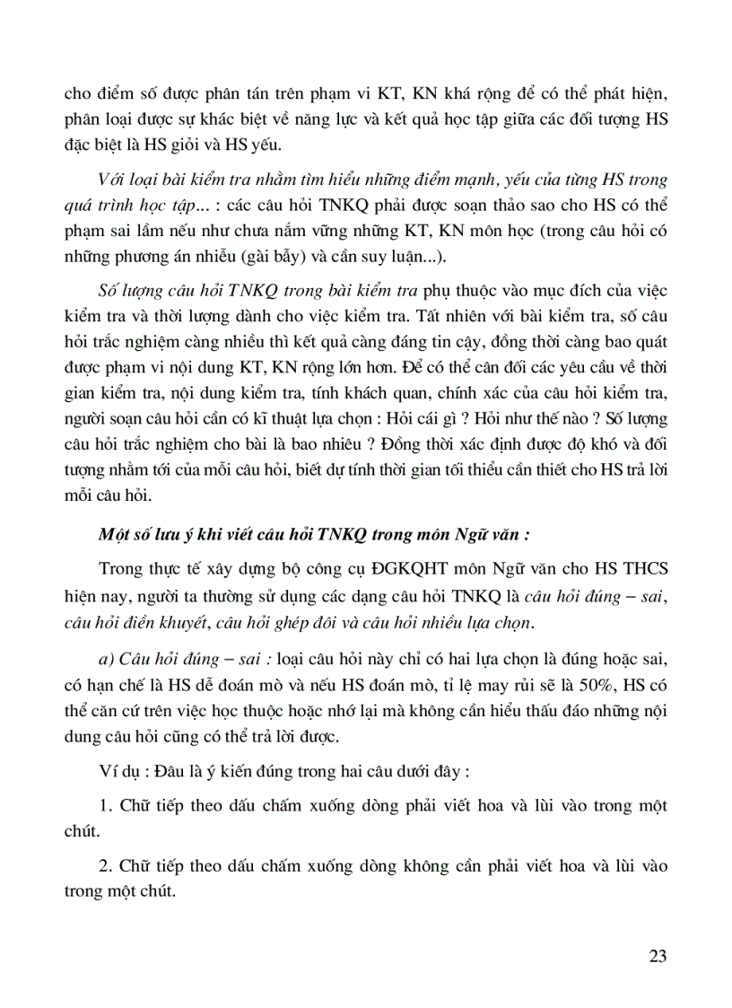 image for page Tài liệu đổi mới đánh giá môn ngư vănTHCS