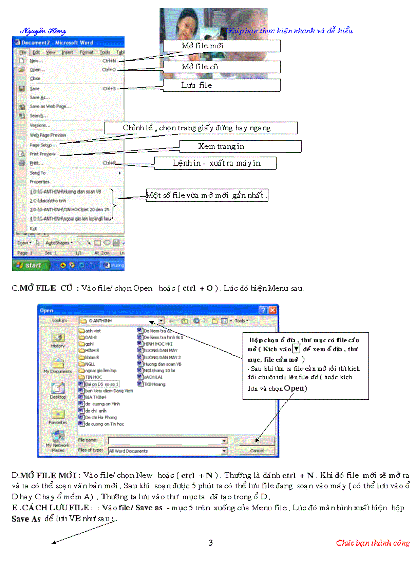 image for page Tài liệu hdẫn soạn văn bản Word gọn dễ