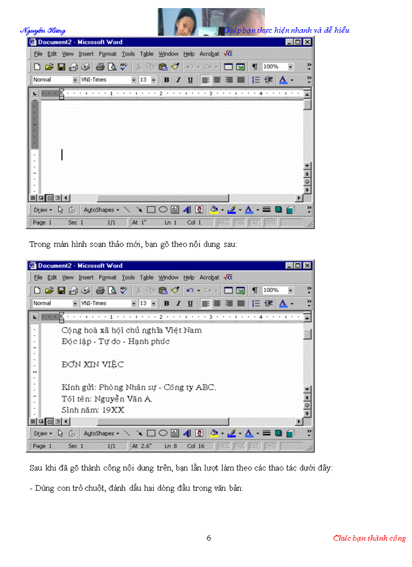 image for page Tài liệu hdẫn soạn văn bản Word gọn dễ