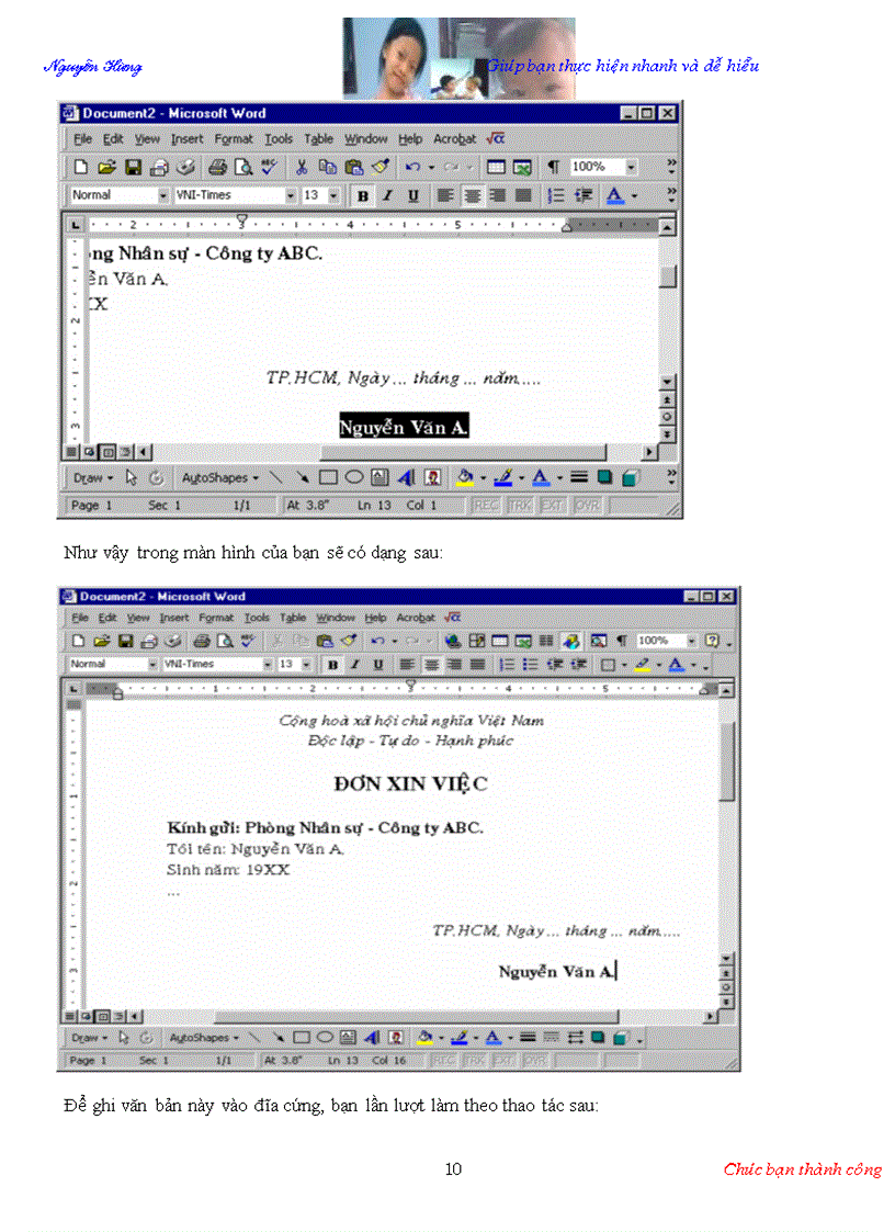 image for page Tài liệu hdẫn soạn văn bản Word gọn dễ