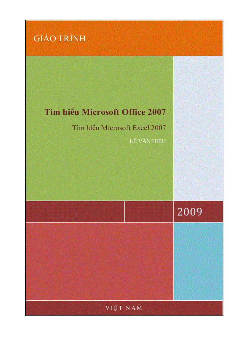 image for page Tài liệu học Excel 2007