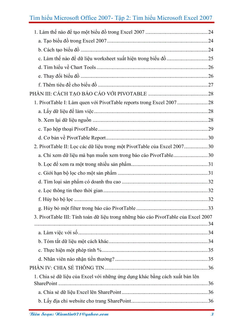 image for page Tài liệu học Excel 2007