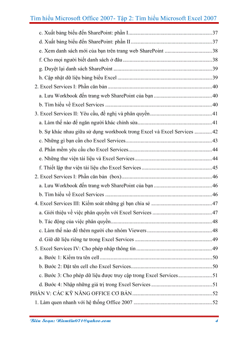 image for page Tài liệu học Excel 2007