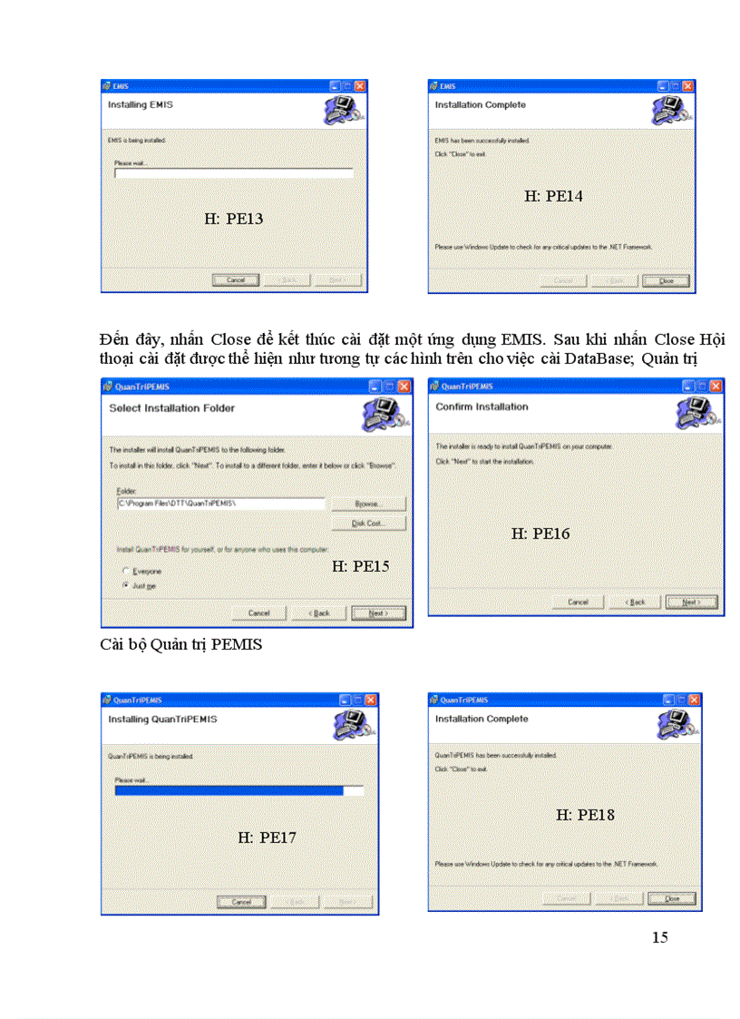 image for page Tài liệu hướng dẫn cài đặt PEMIS