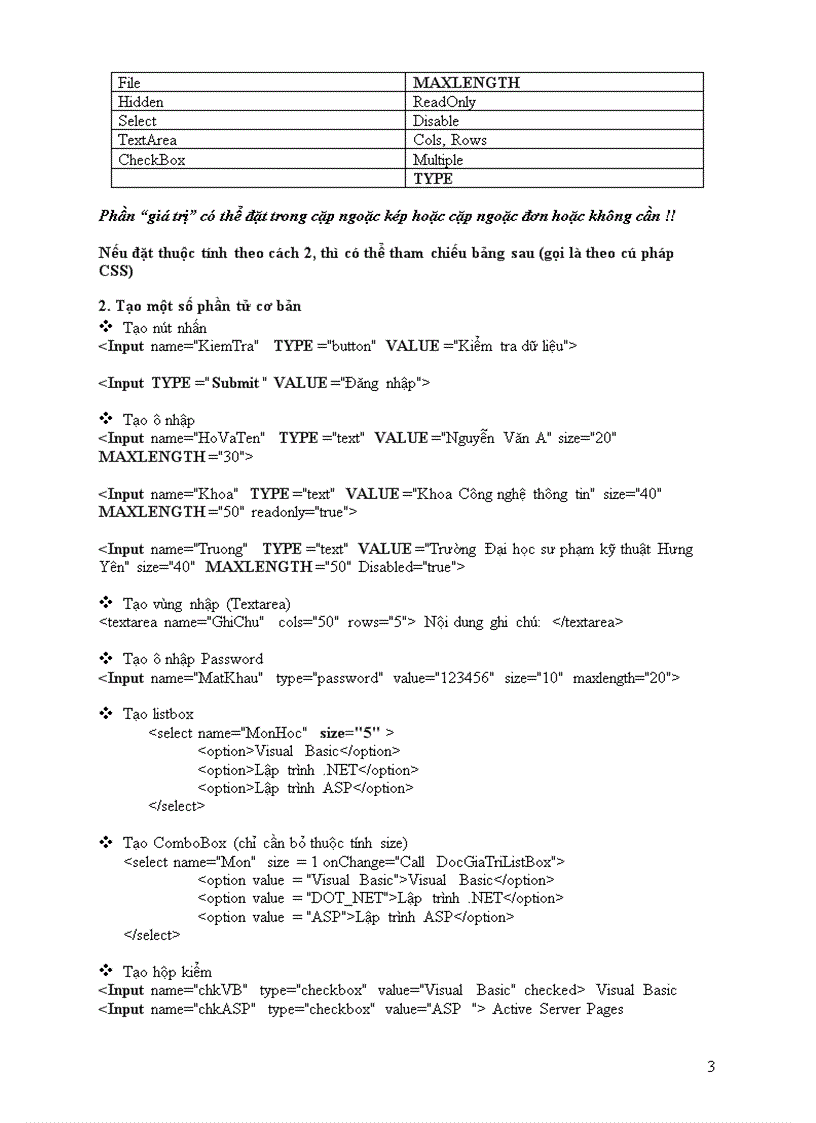 image for page Tai lieu huong dan lap trinh Web bang HTML va JavaScript