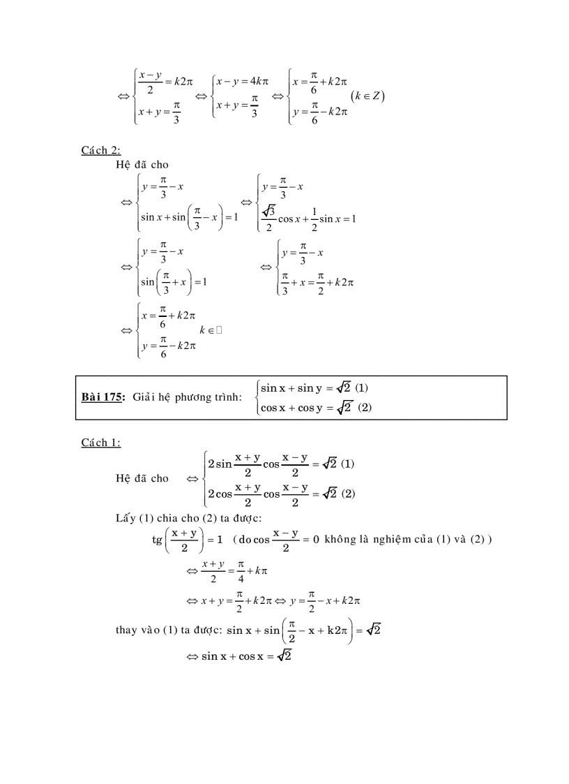 image for page Tài liệu hướng dẫn ôn thi phần lượng giác chương 9
