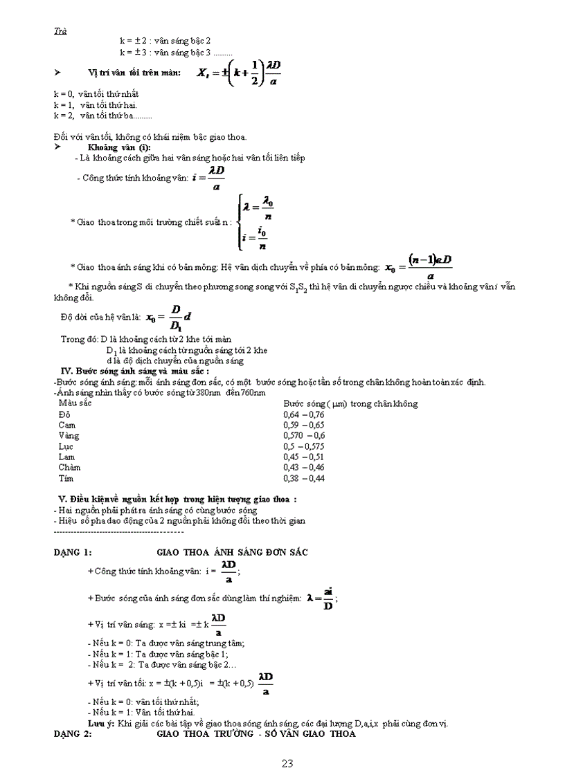 image for page Tài liệu hướng dẫn ôn thi tnpt đại học môn vật lý