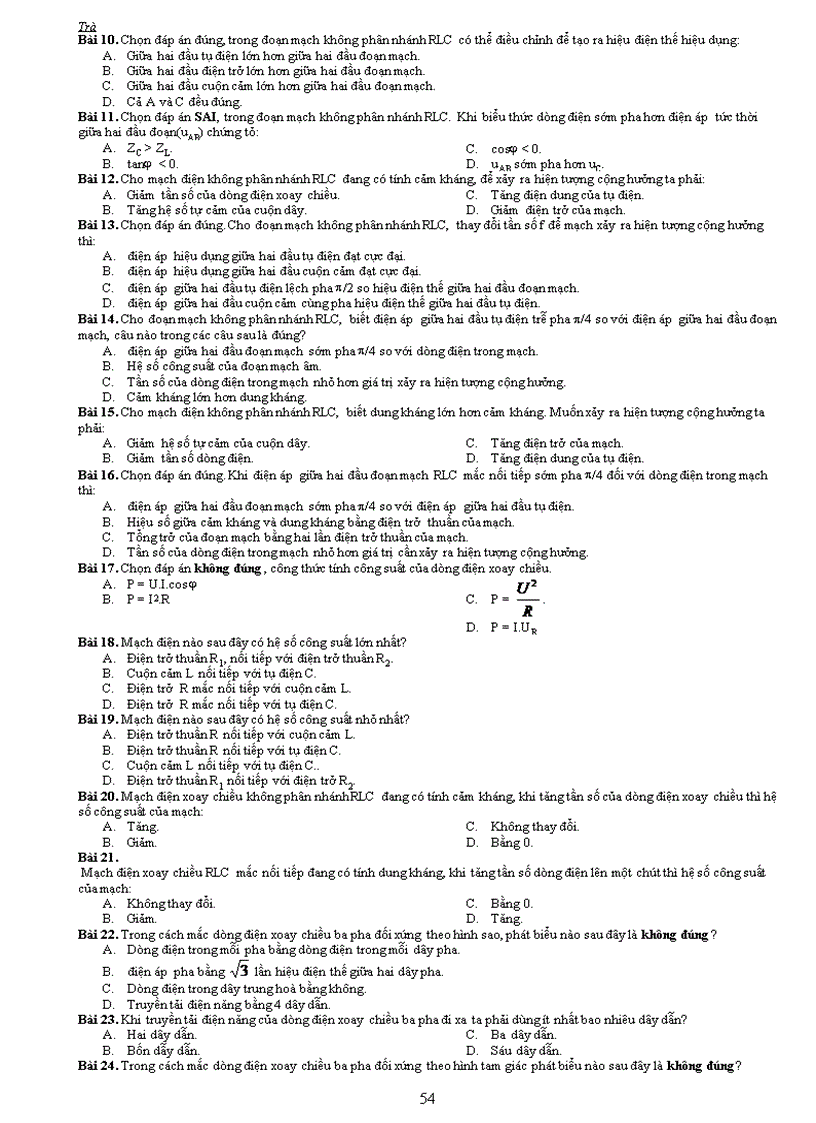 image for page Tài liệu hướng dẫn ôn thi tnpt đại học môn vật lý