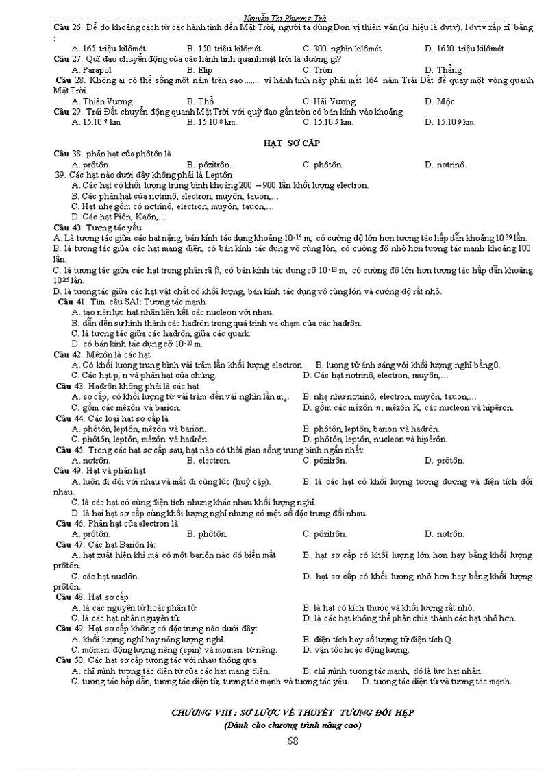 image for page Tài liệu hướng dẫn ôn thi tnpt đại học môn vật lý