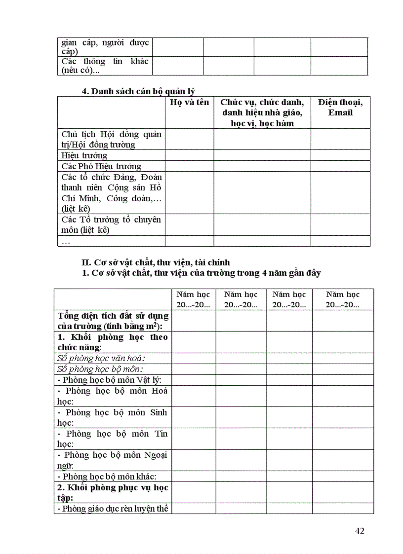 image for page Tài liệu hướng dẫn và các mẫu tự đánh giá CSGD