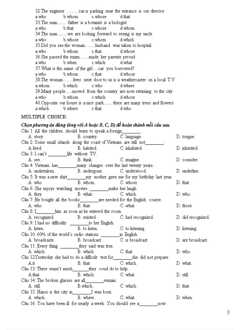 image for page Tài liệu ôn thi TN 12