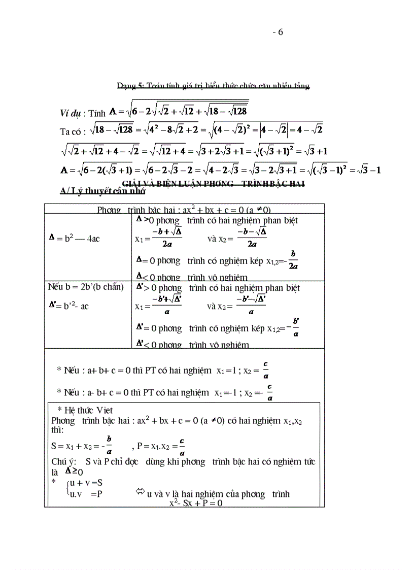 image for page Tai lieu on thi Toan vao lop 10