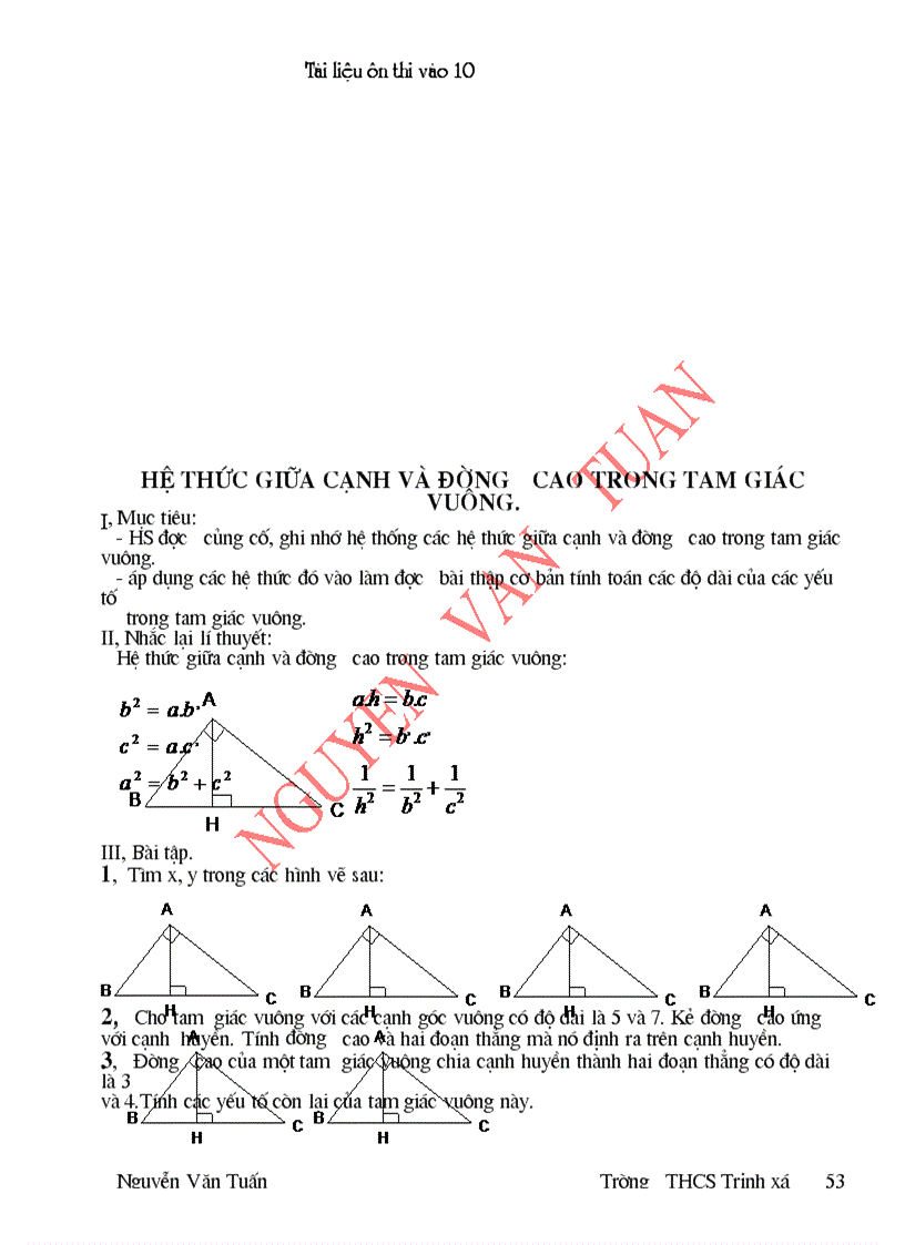 image for page Tai lieu on thi vao THPT