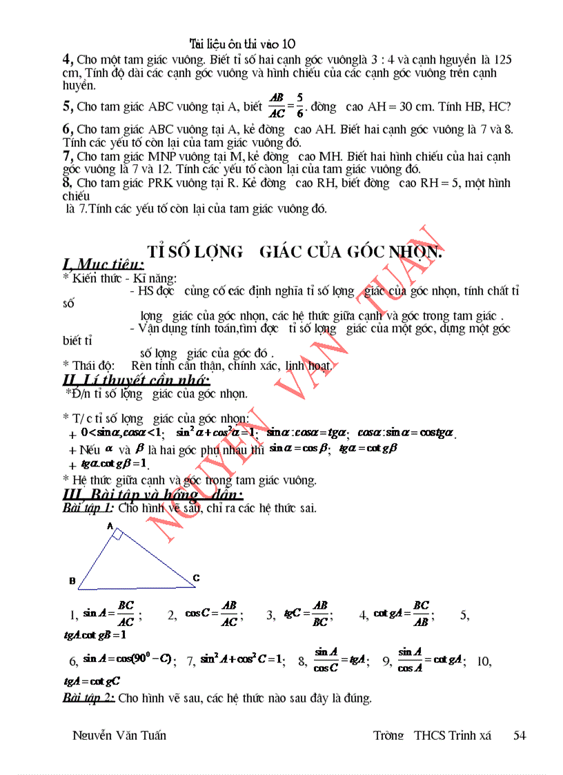 image for page Tai lieu on thi vao THPT