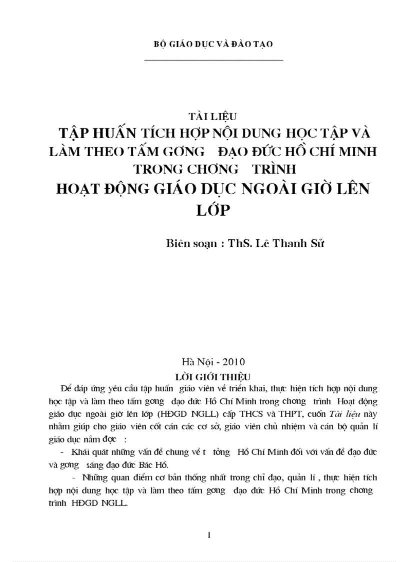 image for page Tài liệu tập huấn kĩ năng sống HCM