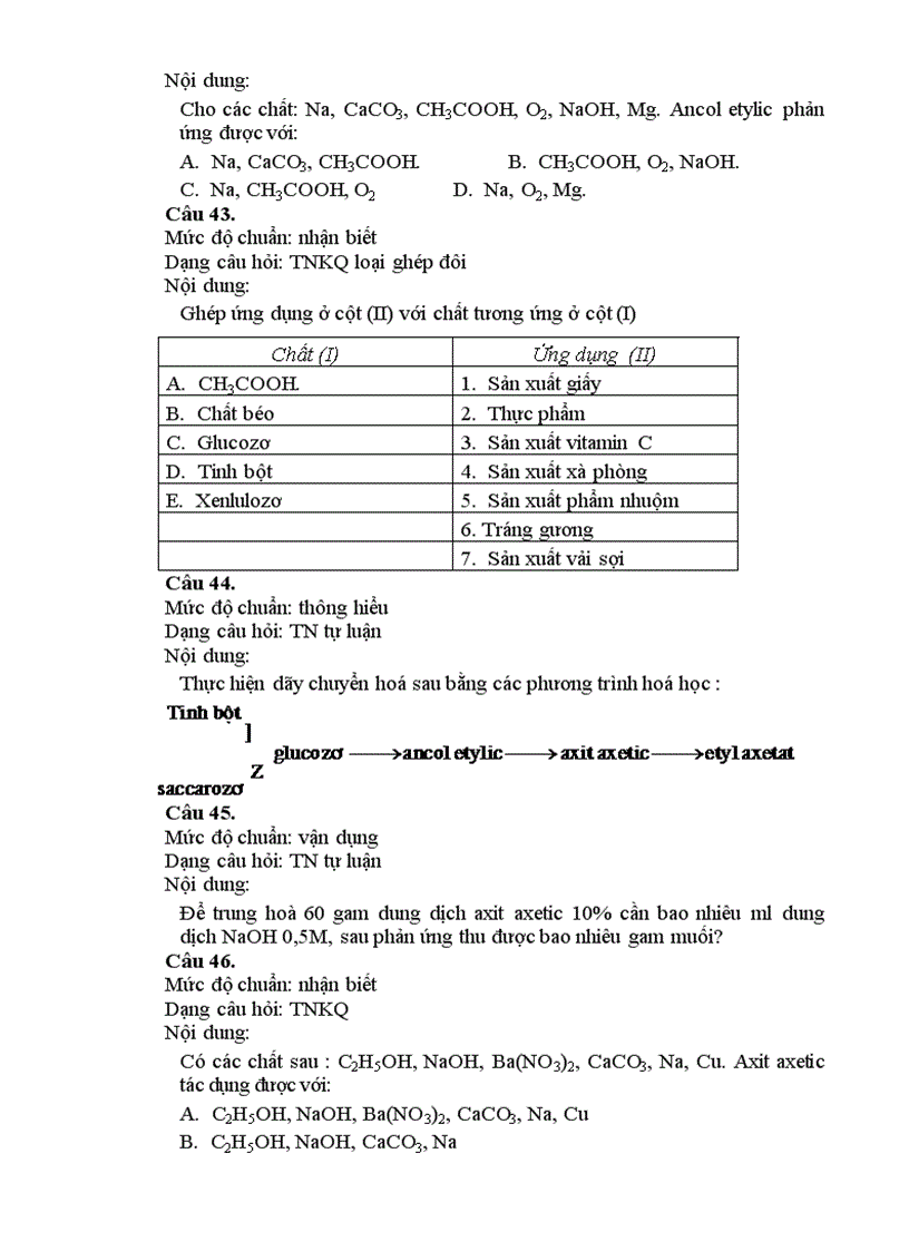 image for page Tài liệu tập huấn ra đề kiểm tra môn hóa