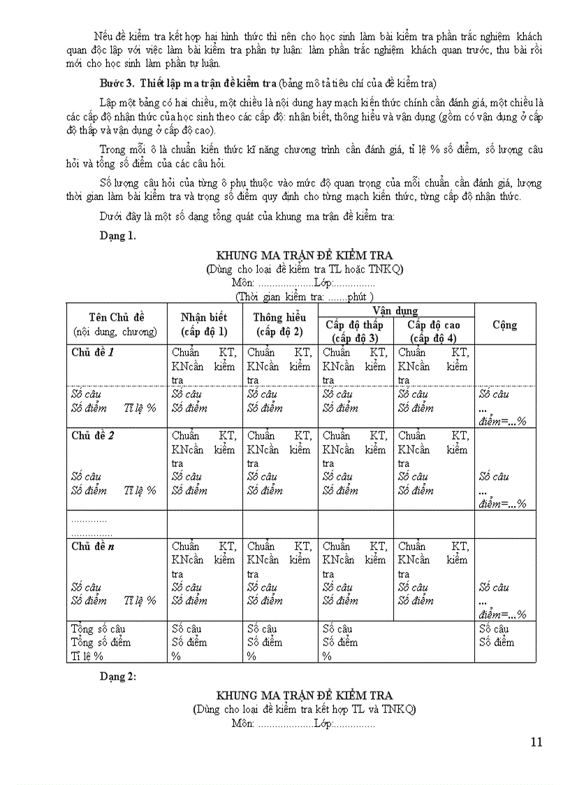 image for page Tài liệu tập huấn ra đề môn lý