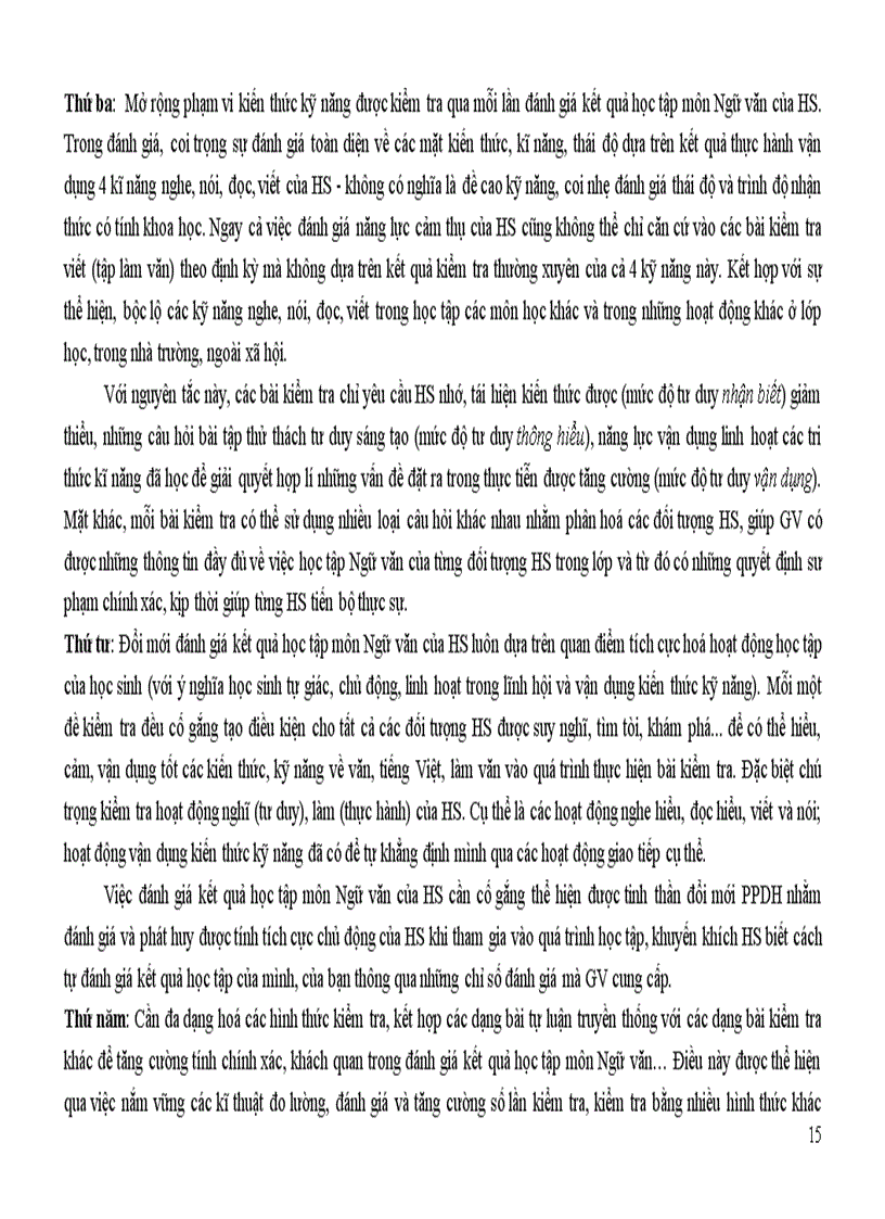 image for page Tài liệu tập huấn ra đề môn văn