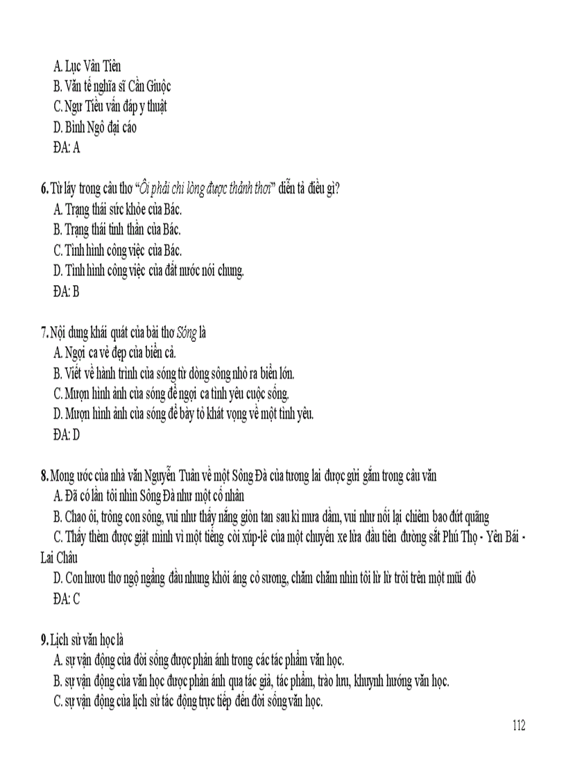 image for page Tài liệu tập huấn ra đề môn văn