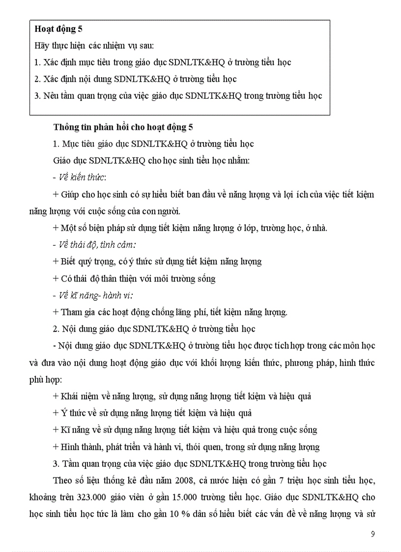 image for page Tai lieu tap huan su dung nang luong tiet kiem hieu qua