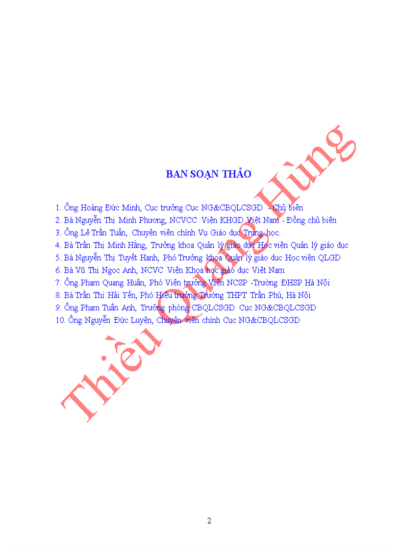 image for page Tai lieu tap huan TTCM THCS THPT 2011