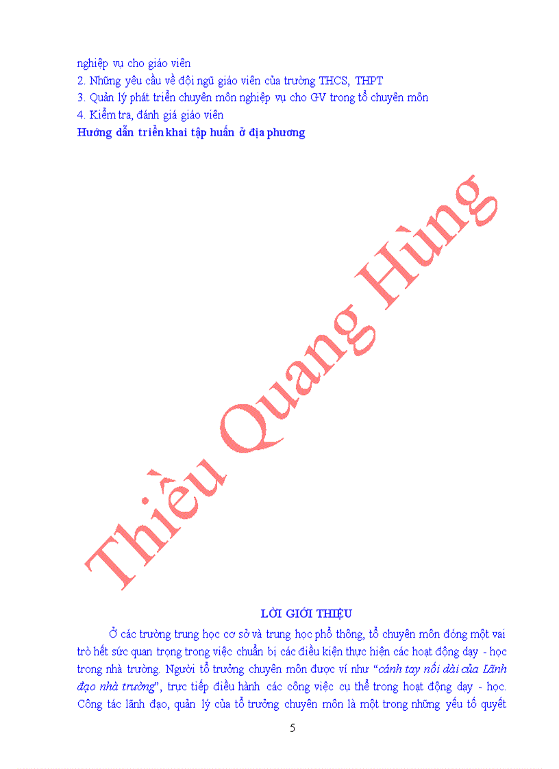 image for page Tai lieu tap huan TTCM THCS THPT 2011