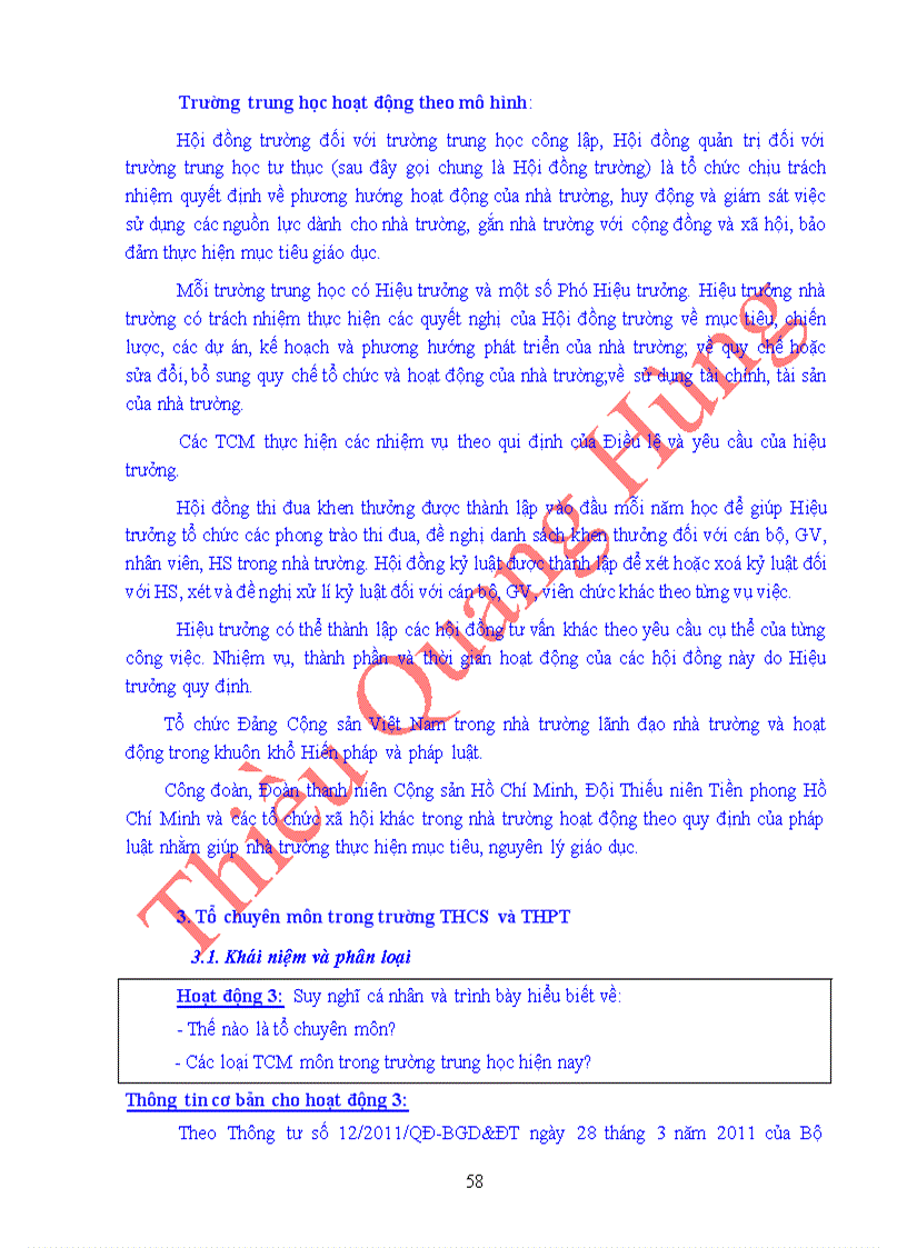 image for page Tai lieu tap huan TTCM THCS THPT 2011