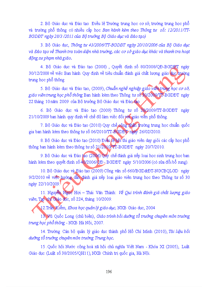 image for page Tai lieu tap huan TTCM THCS THPT 2011