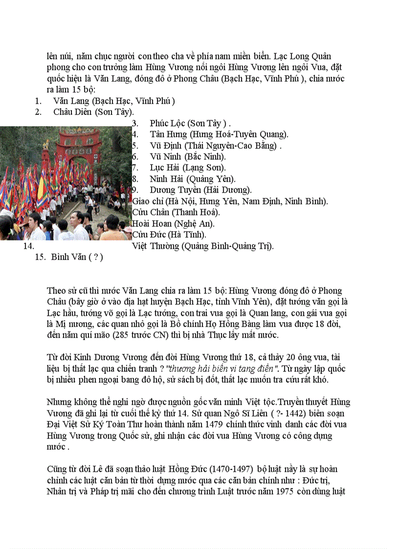Tài liệu về Giỗ tổ vua Hùng