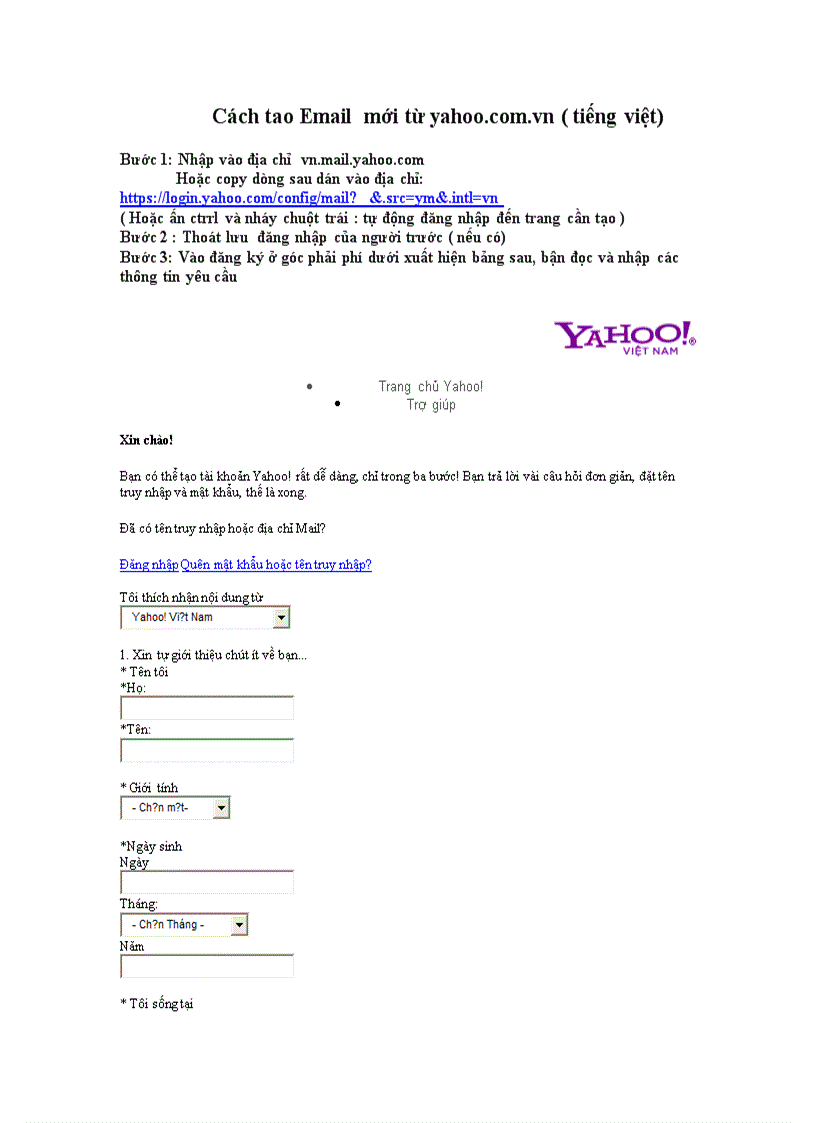 image for page Tạo EMAIL bằng tiếng việt