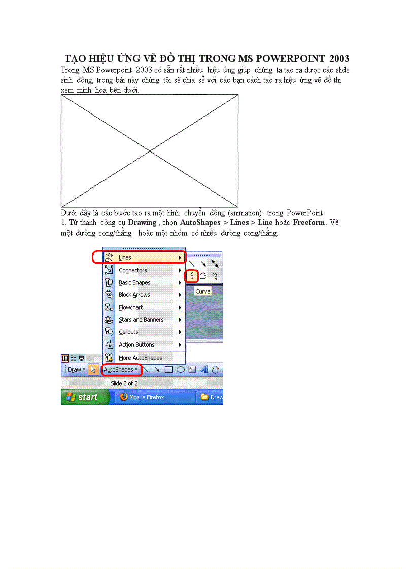image for page Tạo hiệu ứng vẽ đồ thị ở Powerpoint2003