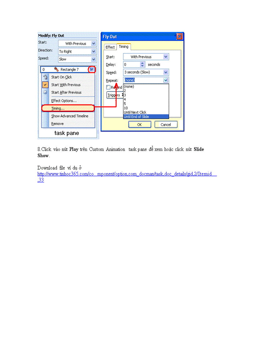 image for page Tạo hiệu ứng vẽ đồ thị ở Powerpoint2003