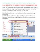 Tạo hiệu ứng vẽ đồ thị trong power point 2003