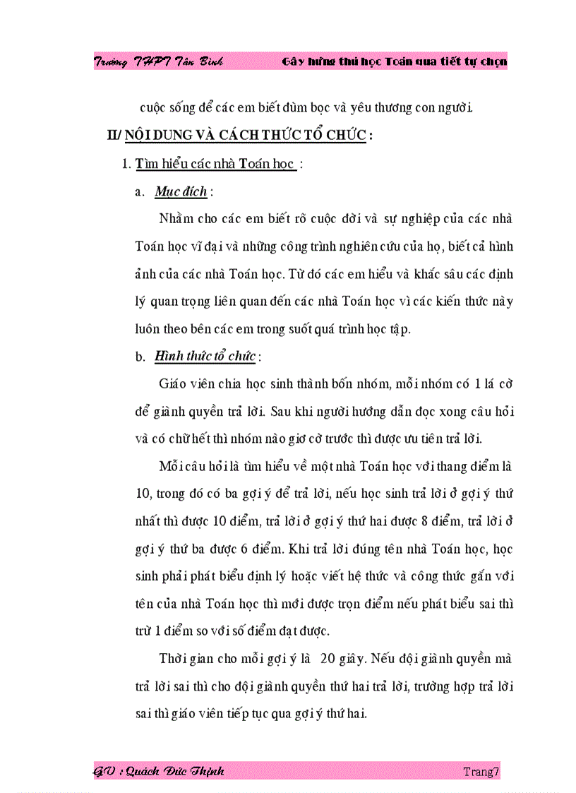 image for page Tạo hứng thú học toán qua tiết tự chọn