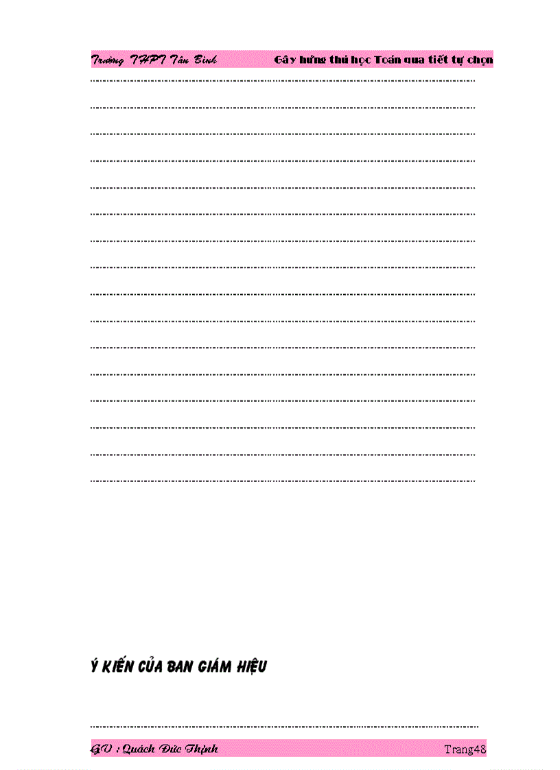 image for page Tạo hứng thú học toán qua tiết tự chọn