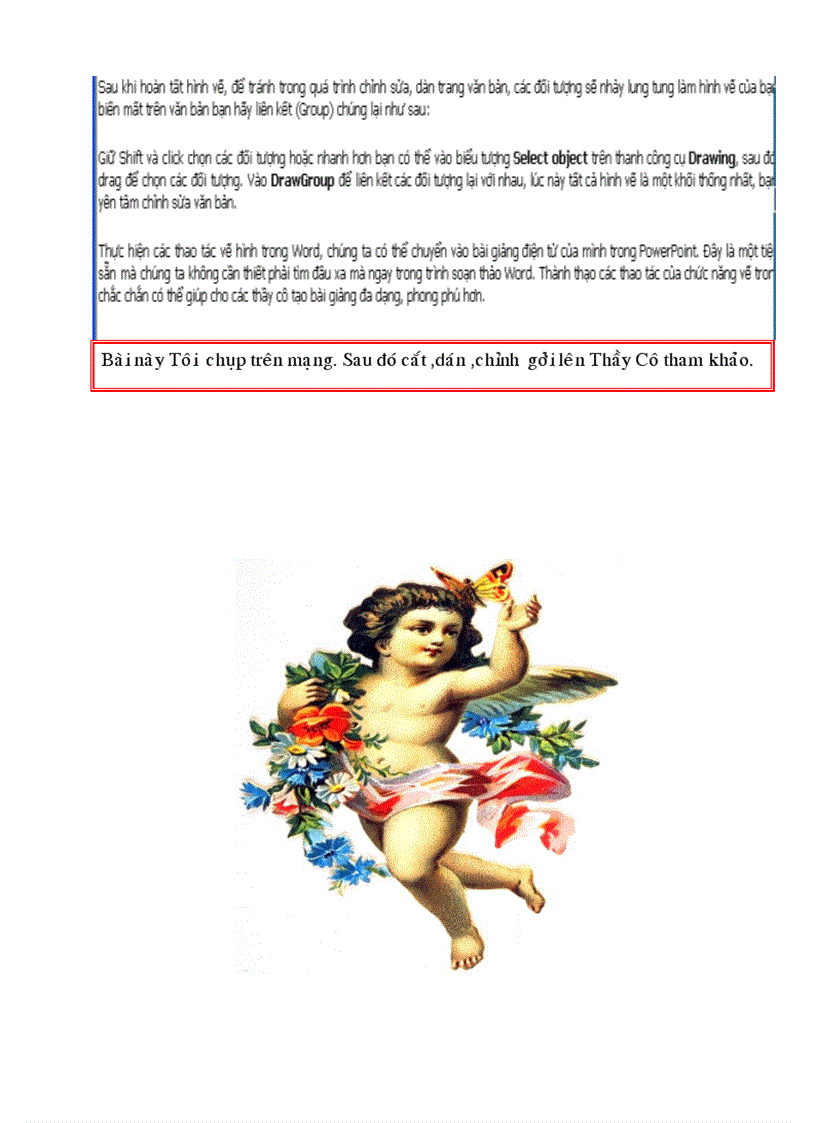 image for page Tạo lưới vẽ hình trong word