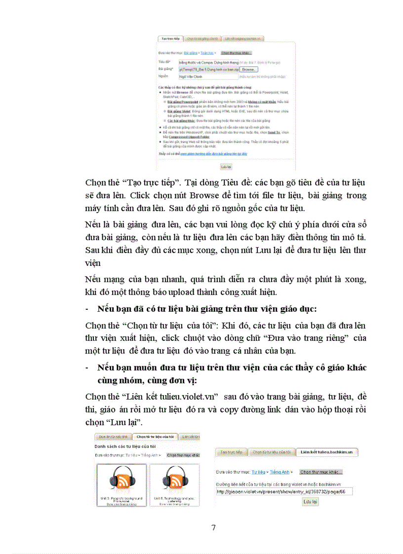 image for page Tạo trang riêng cho cá nhân đơn vị