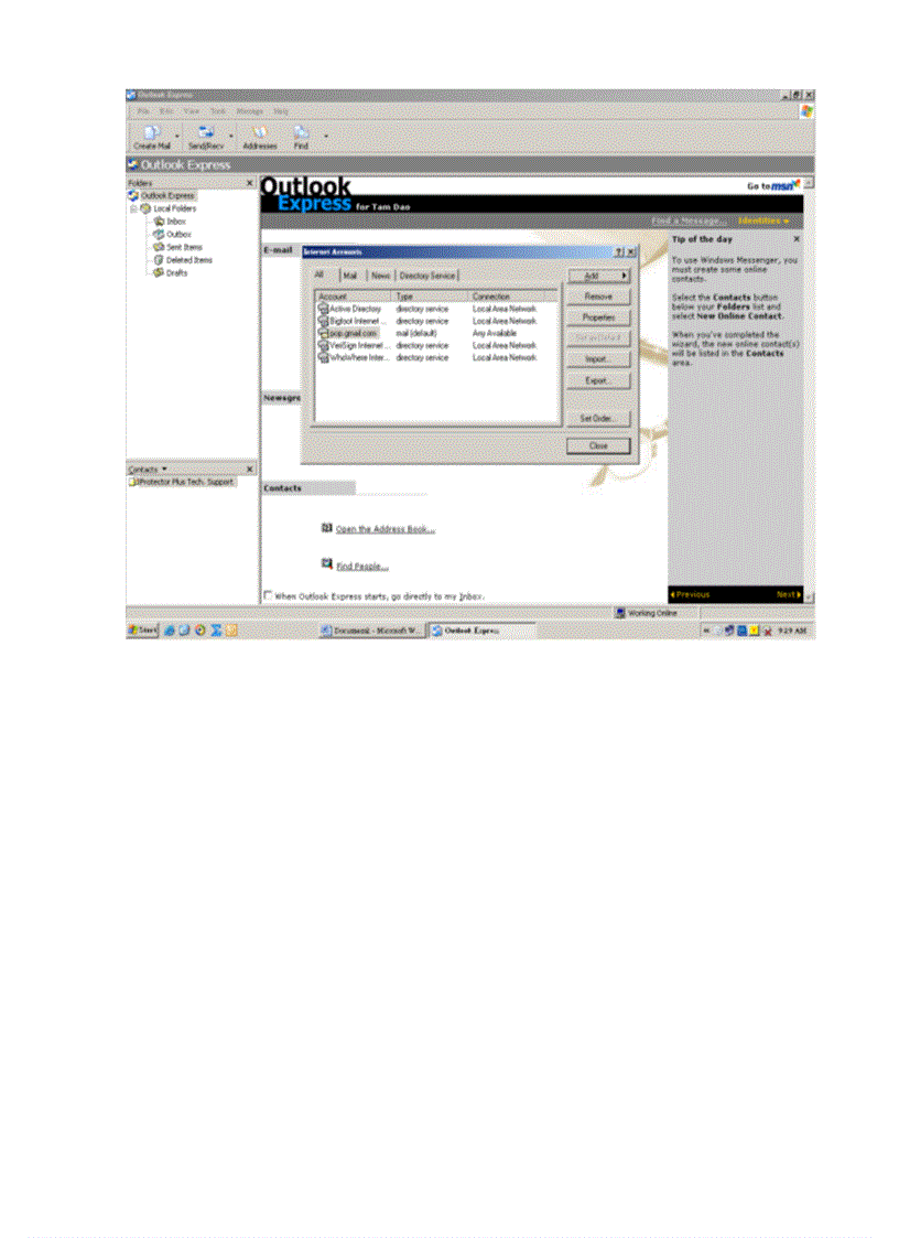 image for page Tạo và sử dụng thư DT moet edu vn