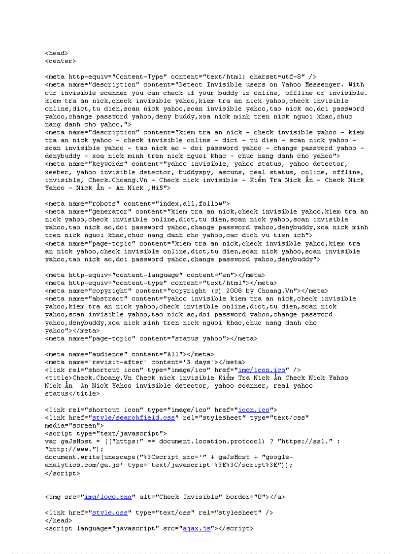 image for page Tất cả các loại code TÌM KIẾM