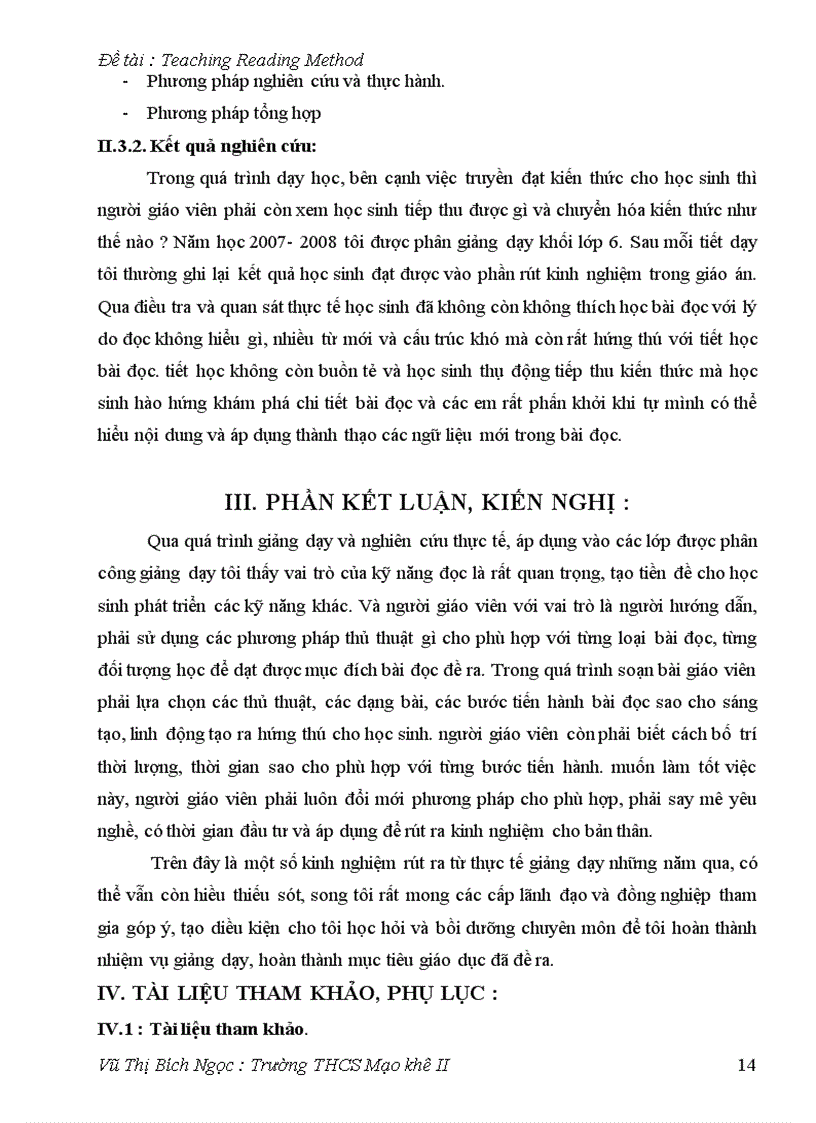 image for page Teaching Reading Method